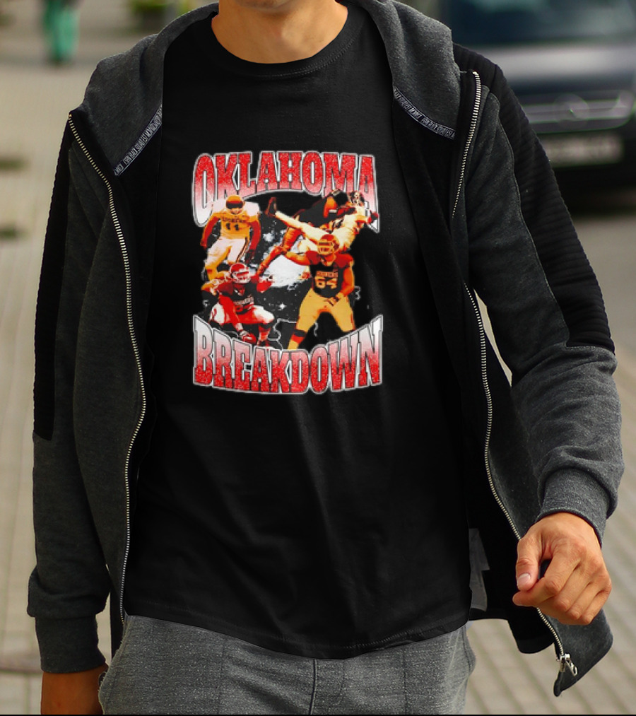 Oklahoma Sooners Football Action Oklahoma Breakdown T-Shirt