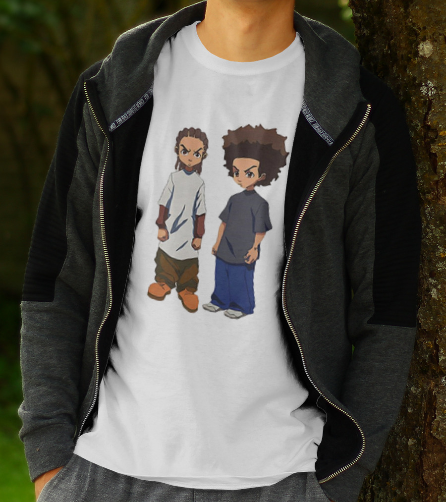 The Boondocks Huey And Riley Duo T-Shirt