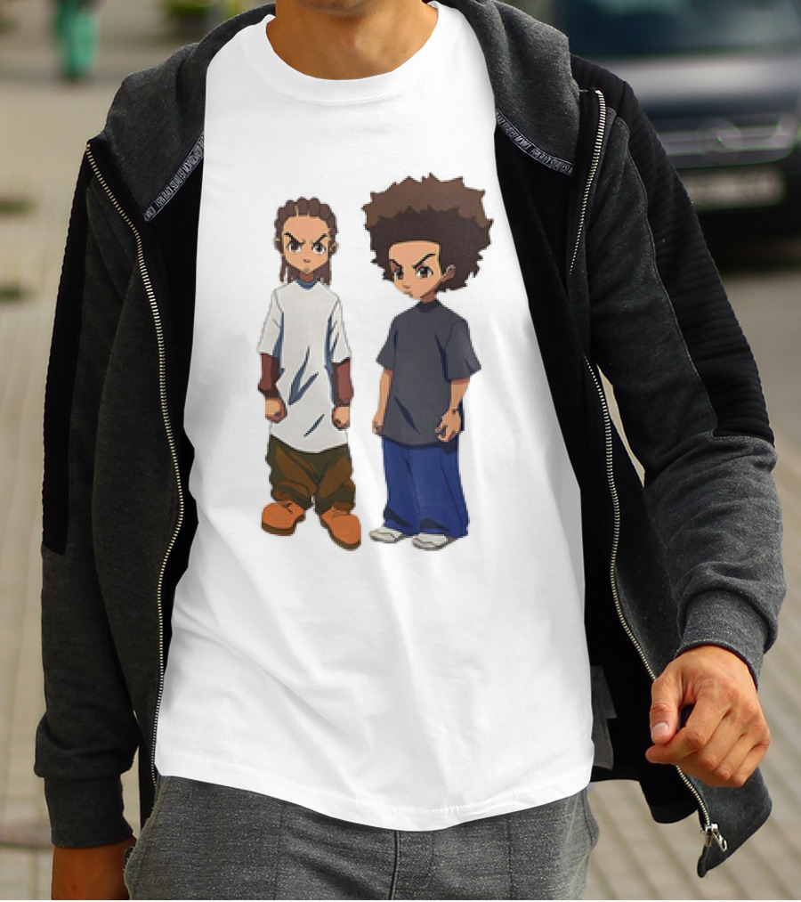 The Boondocks Huey And Riley Duo T-Shirt