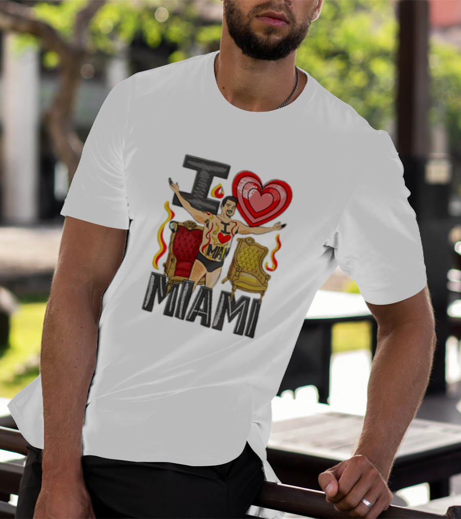 Dan Speedo I Love Miami The Dan LeBatard Show T-Shirt