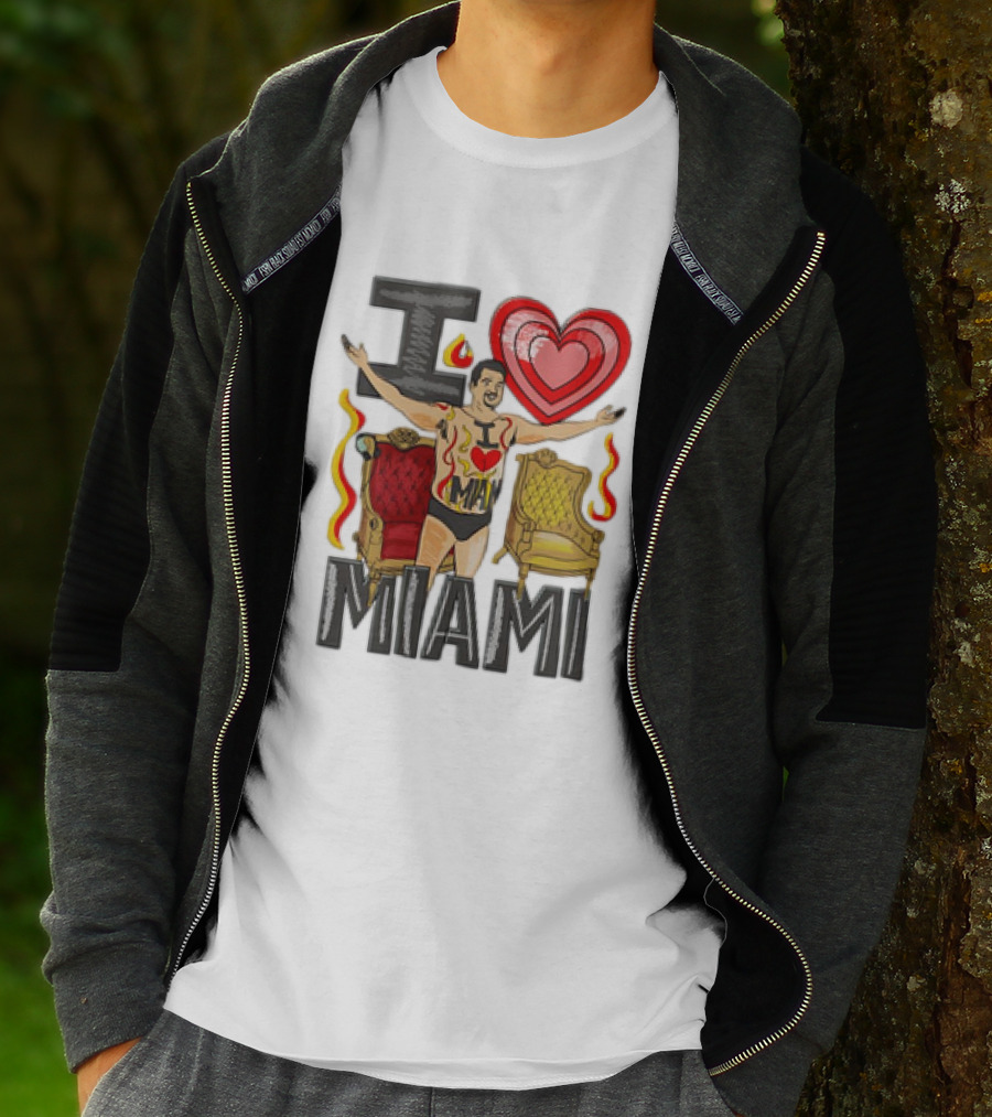 Dan Speedo I Love Miami The Dan LeBatard Show T-Shirt