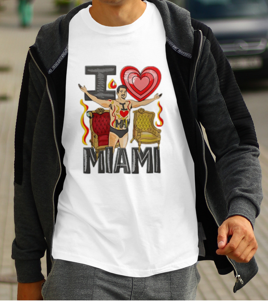 Dan Speedo I Love Miami The Dan LeBatard Show T-Shirt
