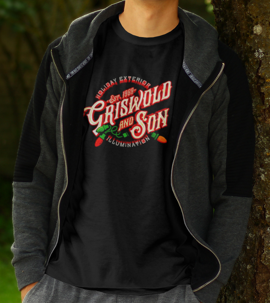 Holiday Exterior Illumination Griswold And Son Est 1989 T-Shirt