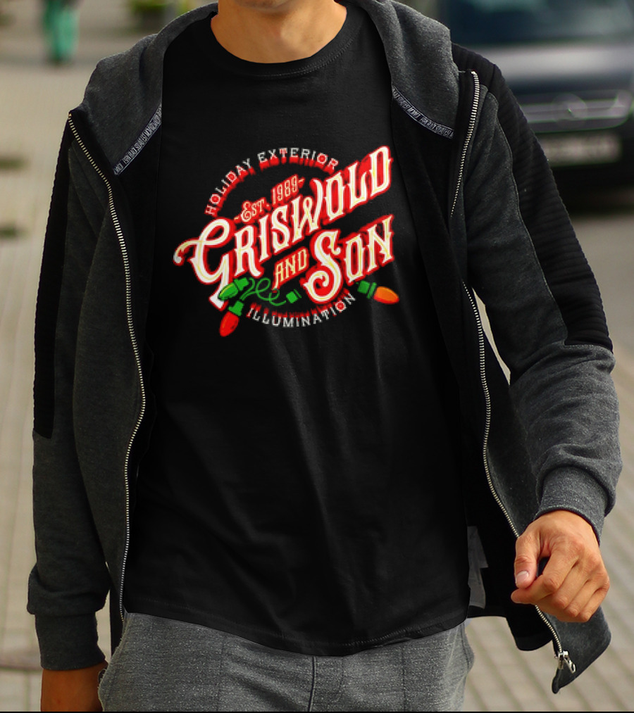 Holiday Exterior Illumination Griswold And Son Est 1989 T-Shirt