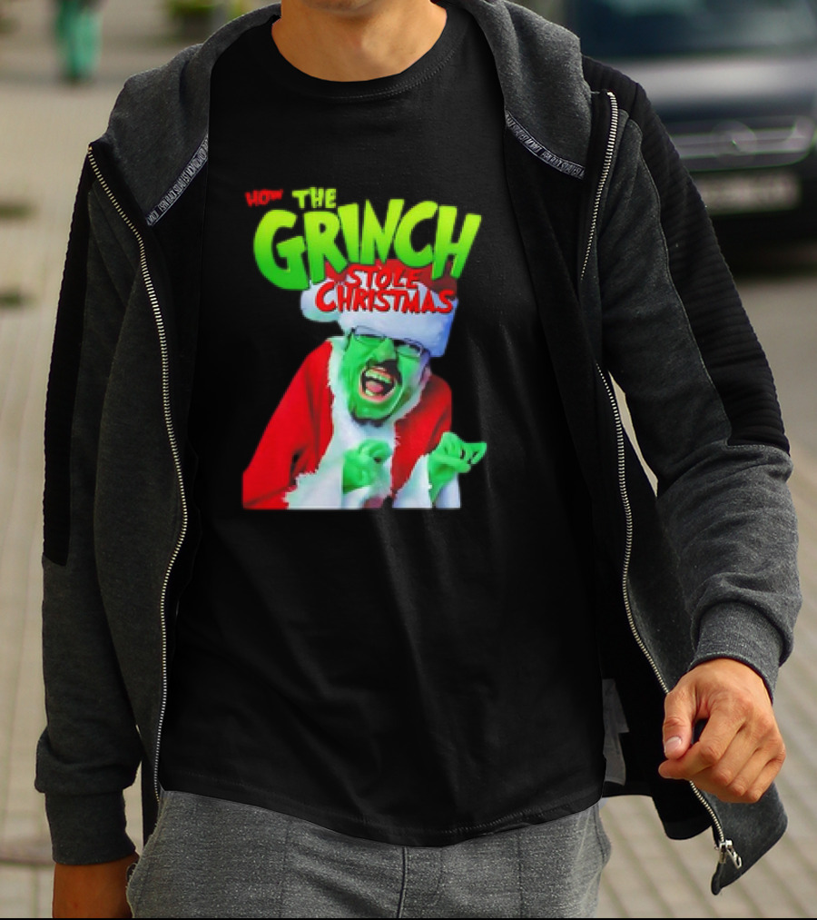 Walter White How The Grinch Stole Christmas Mashup Character T-Shirt