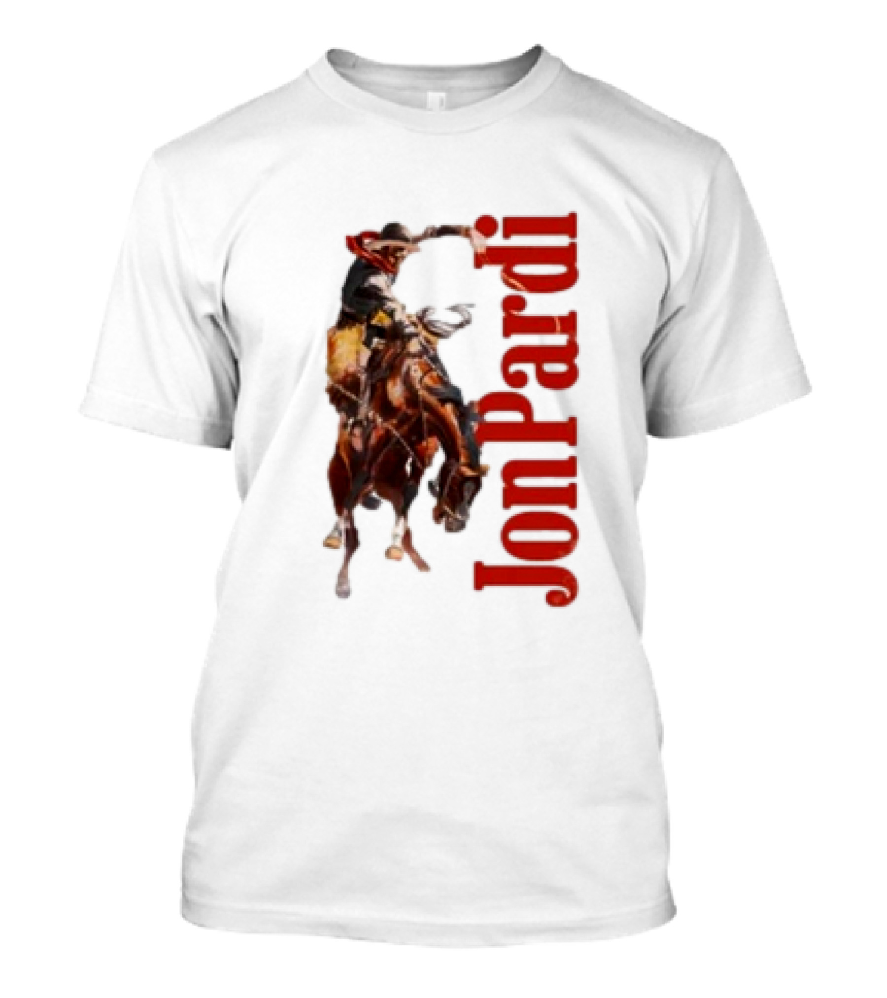 Jon Pardi Cowboy Riding Bronco Wild West T-Shirt