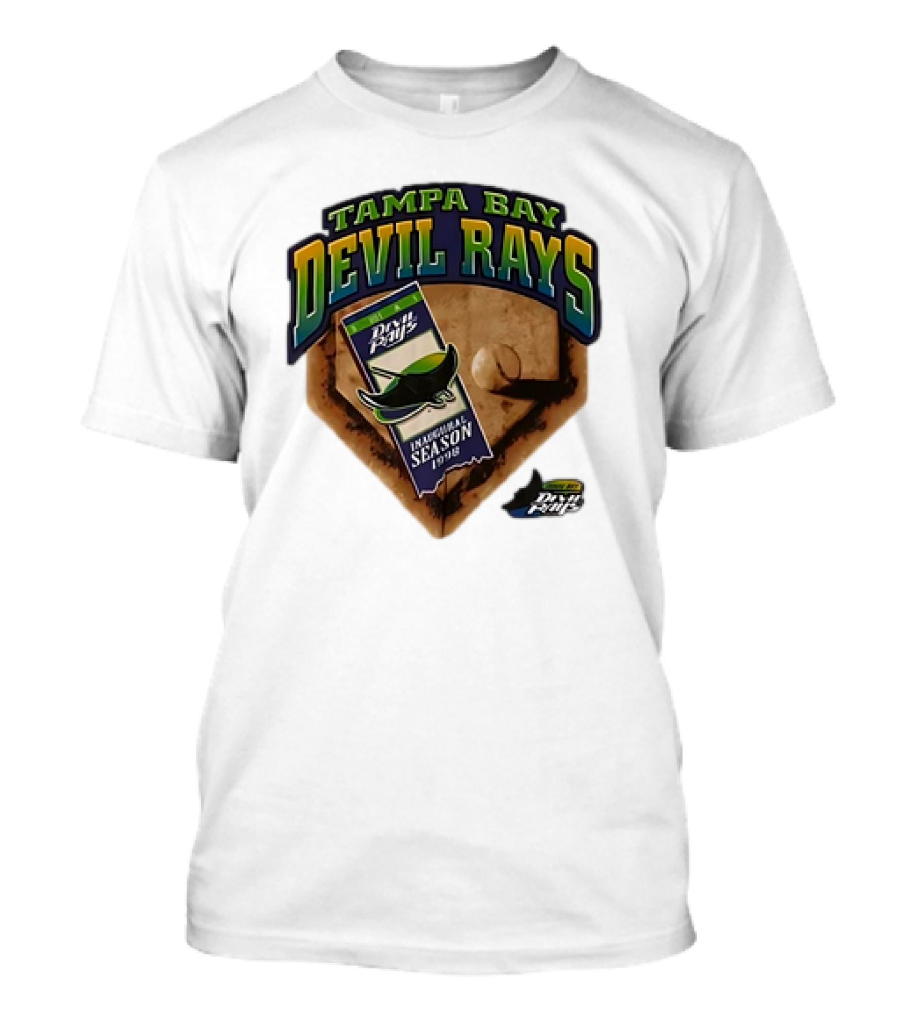 Tampa Bay Devil Rays Inaugural Season 1998 Vintage Major League Baseball Debut T-Shirt