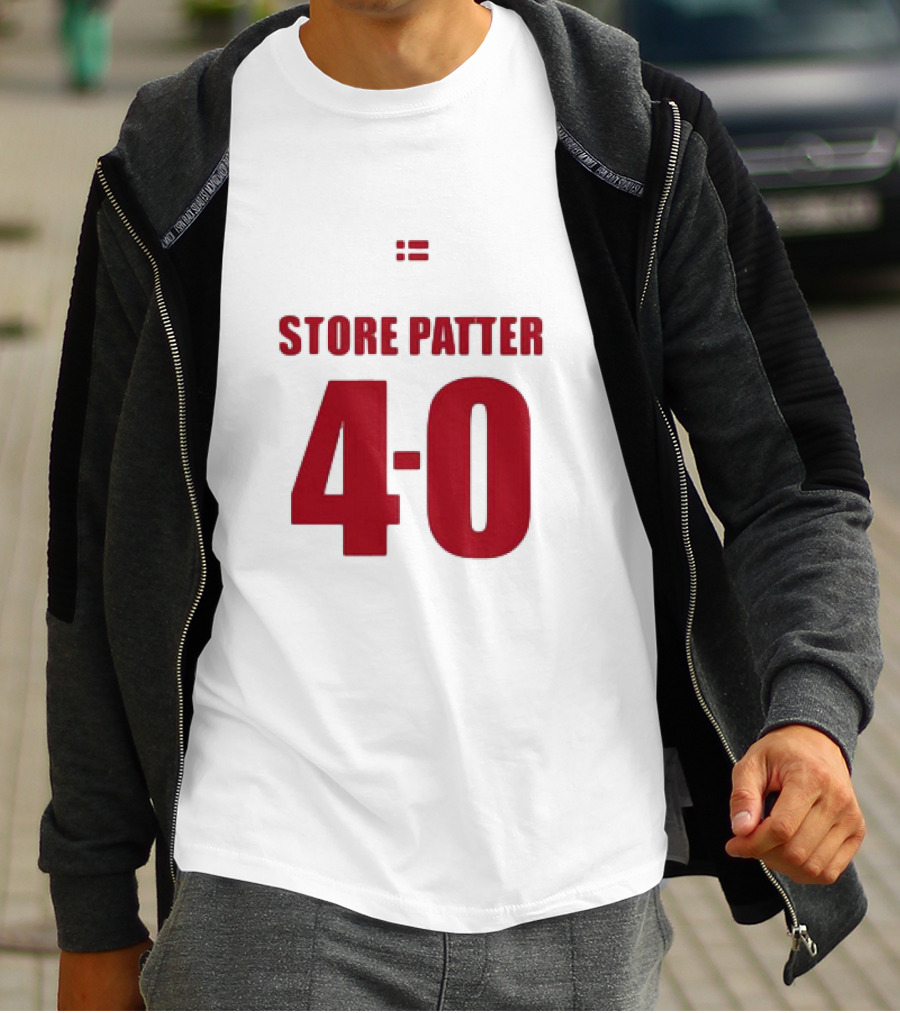 Suspekt Store Patter 4-0 Danish Flag T-Shirt