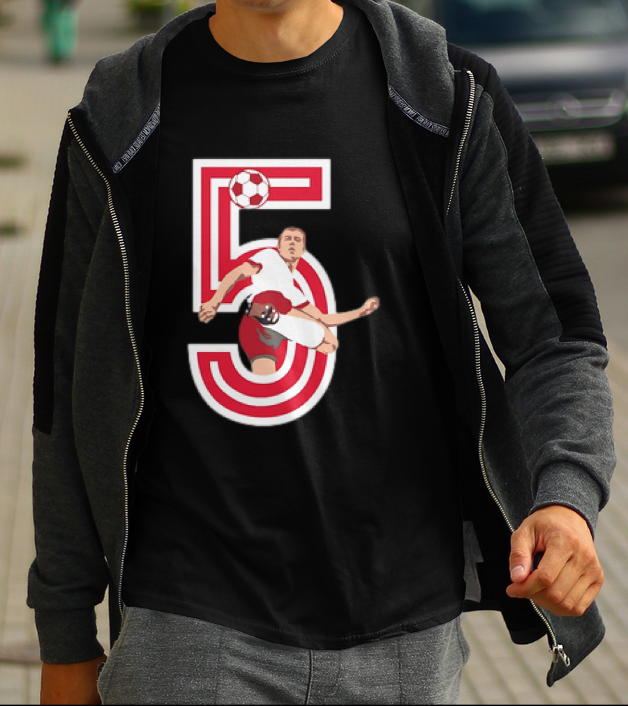 Franz Beckenbauer #5 Soccer Legend FC Bayern T-Shirt