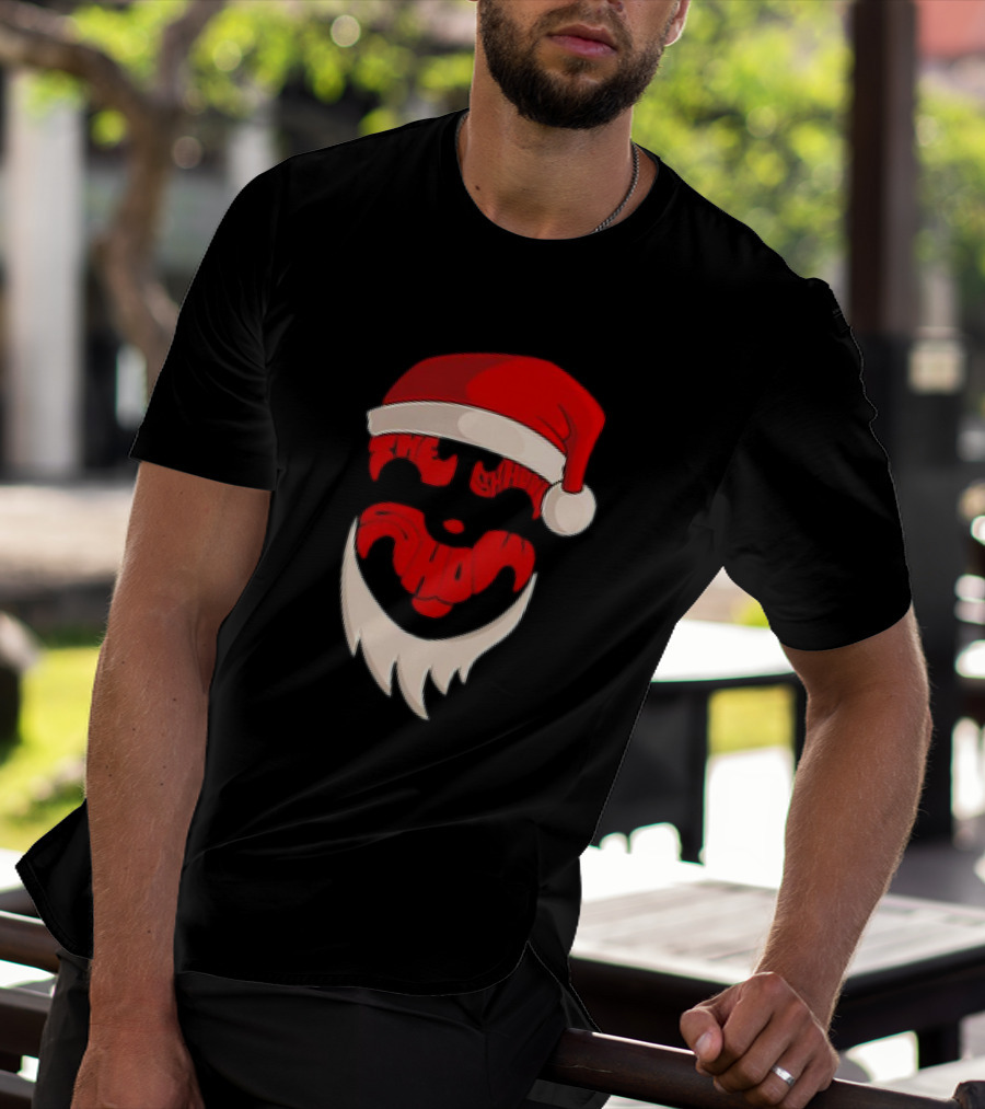 The Shaggs Santa Christmas Face T-Shirt