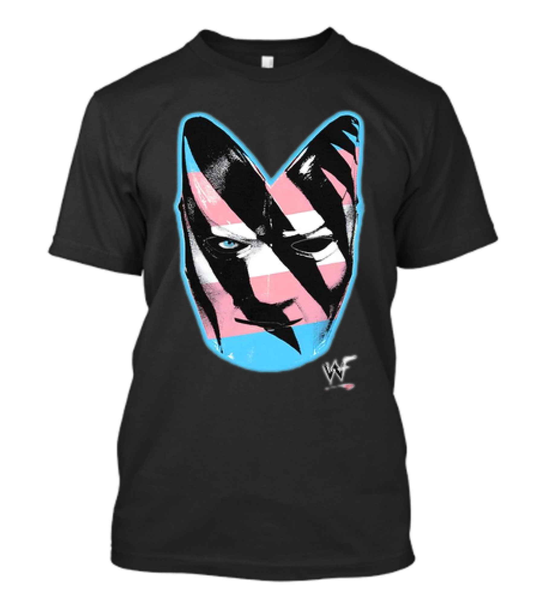 Mask That’s Gotta Be Trane WF Icon With Transgender Flag Colors T-Shirt