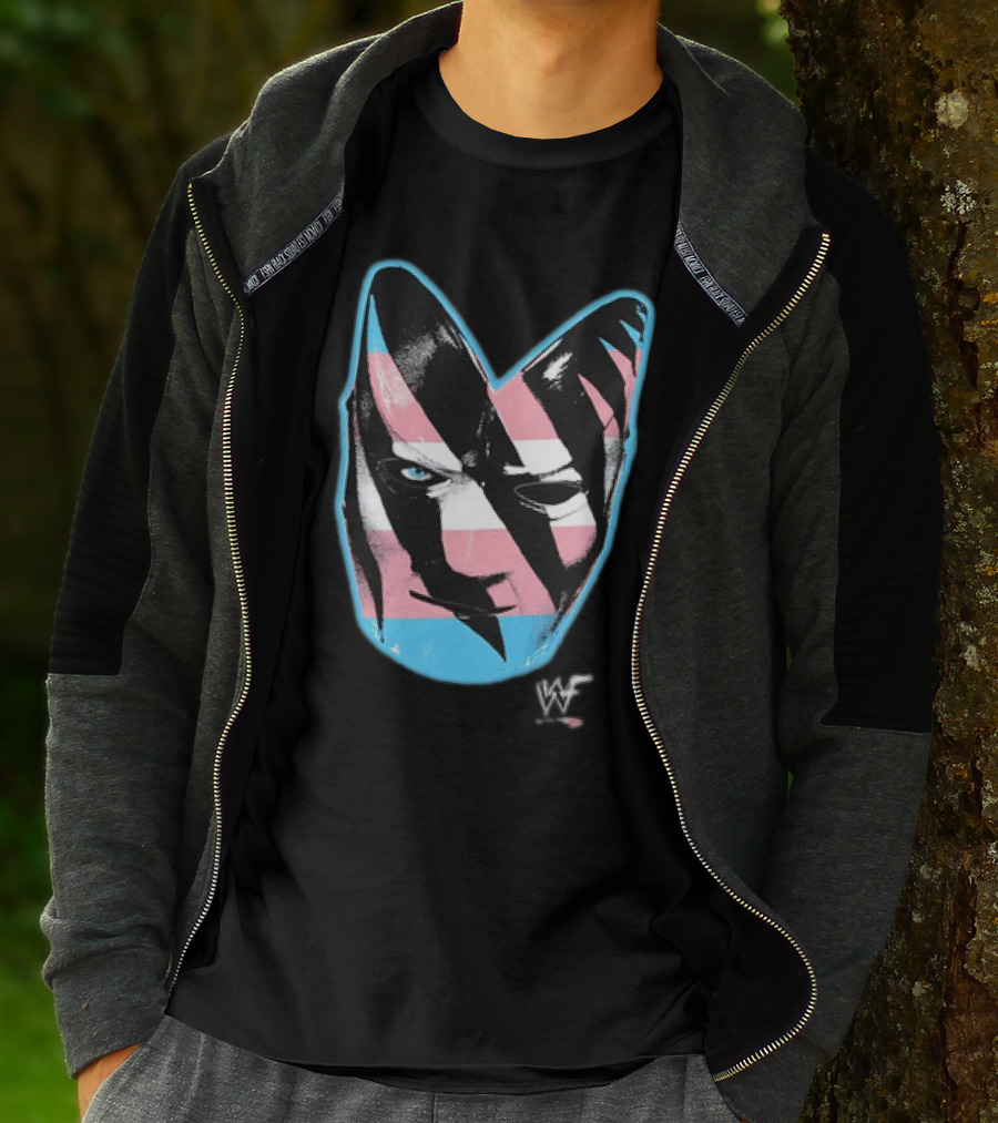 Mask That’s Gotta Be Trane WF Icon With Transgender Flag Colors T-Shirt