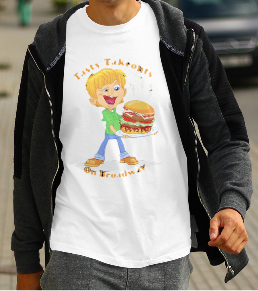 Tasty Takeouts On Broadway Hamburger Delight T-Shirt