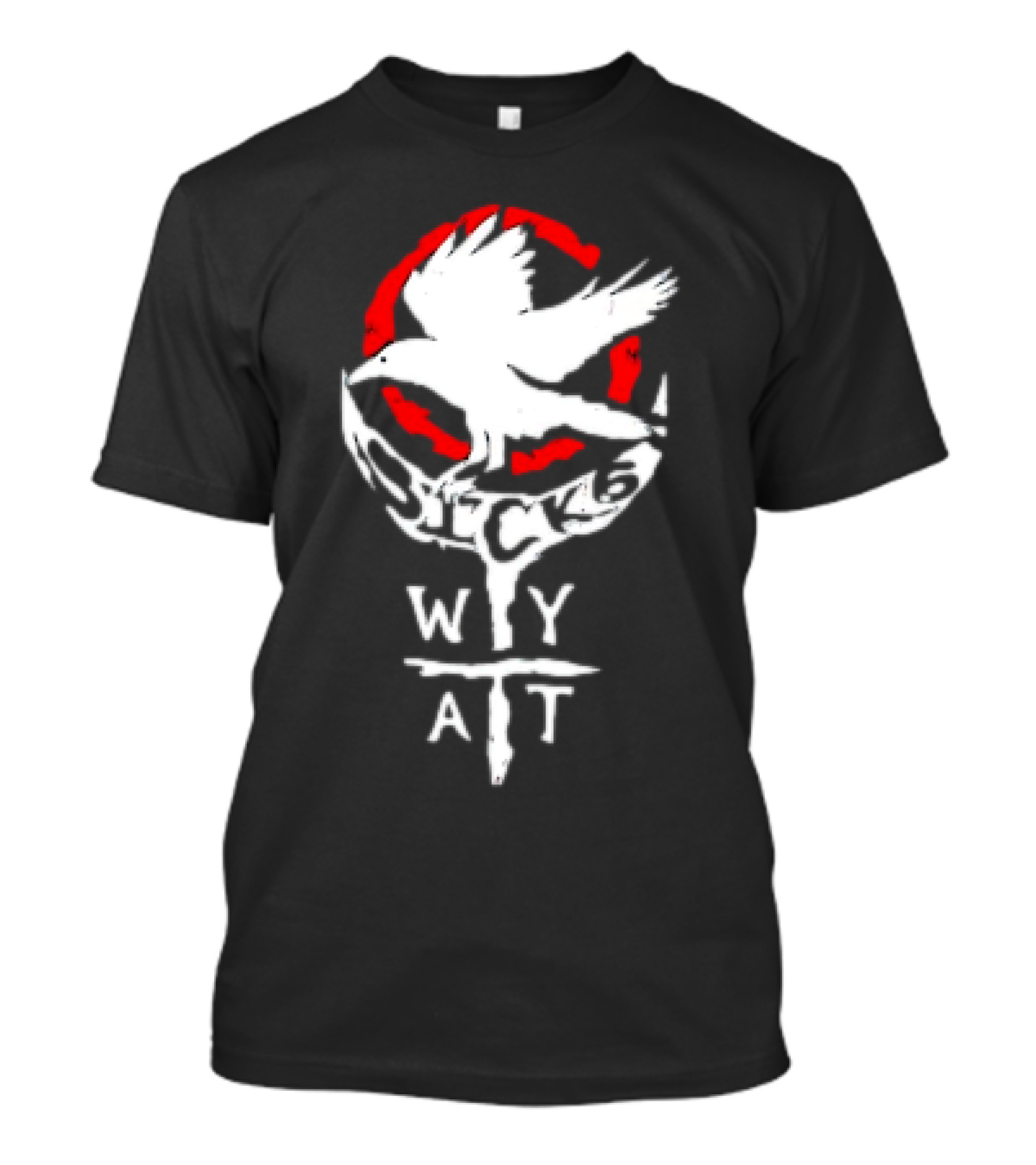 Licensed Gear Wyatt Sicks Red Circle Motif T-Shirt