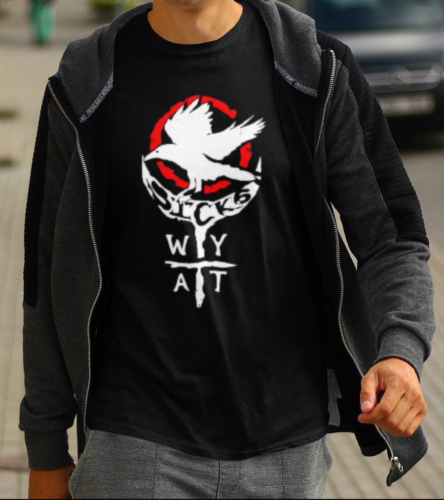 Licensed Gear Wyatt Sicks Red Circle Motif T-Shirt