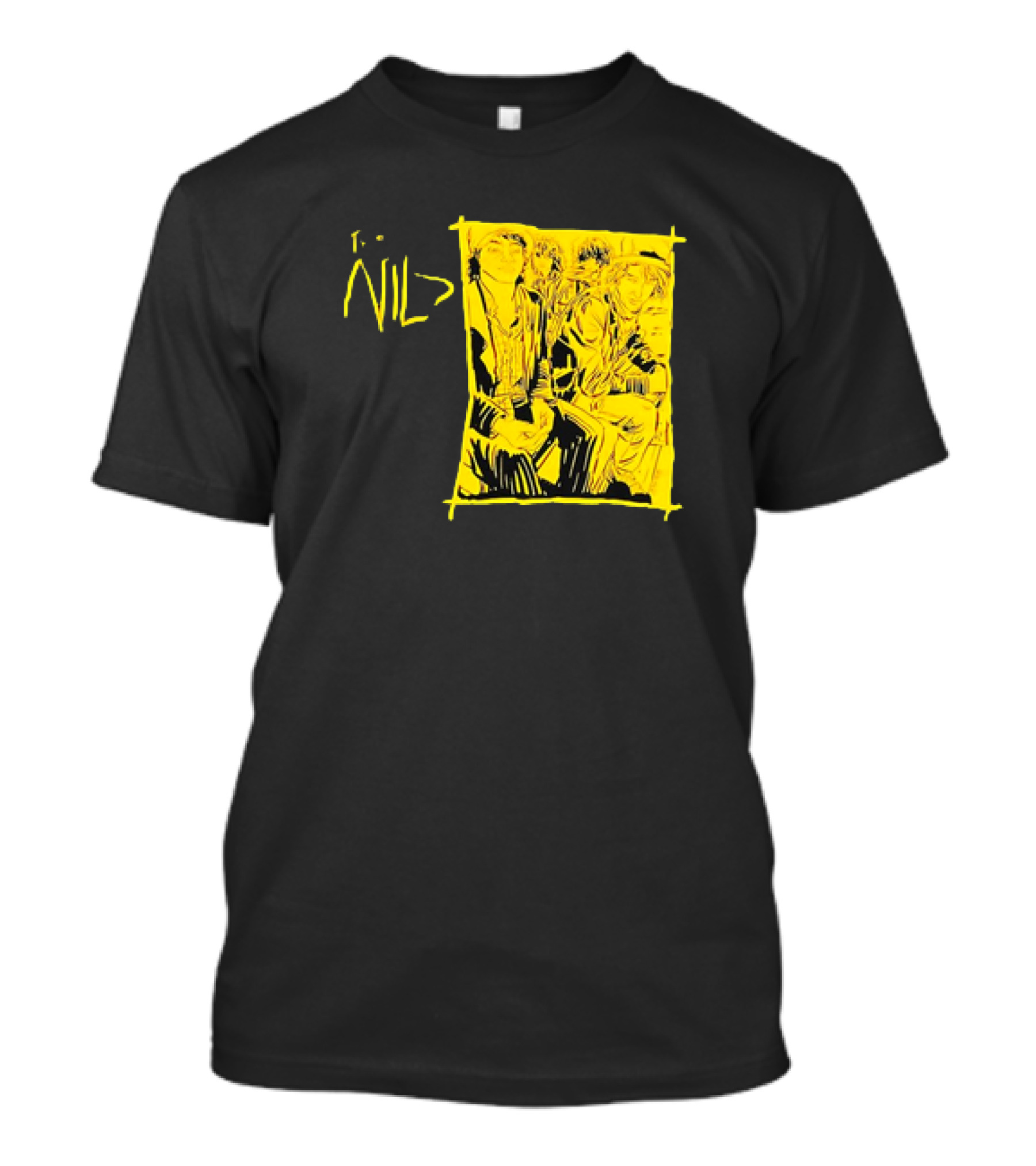 The Nils Comic Band Yellow T-Shirt