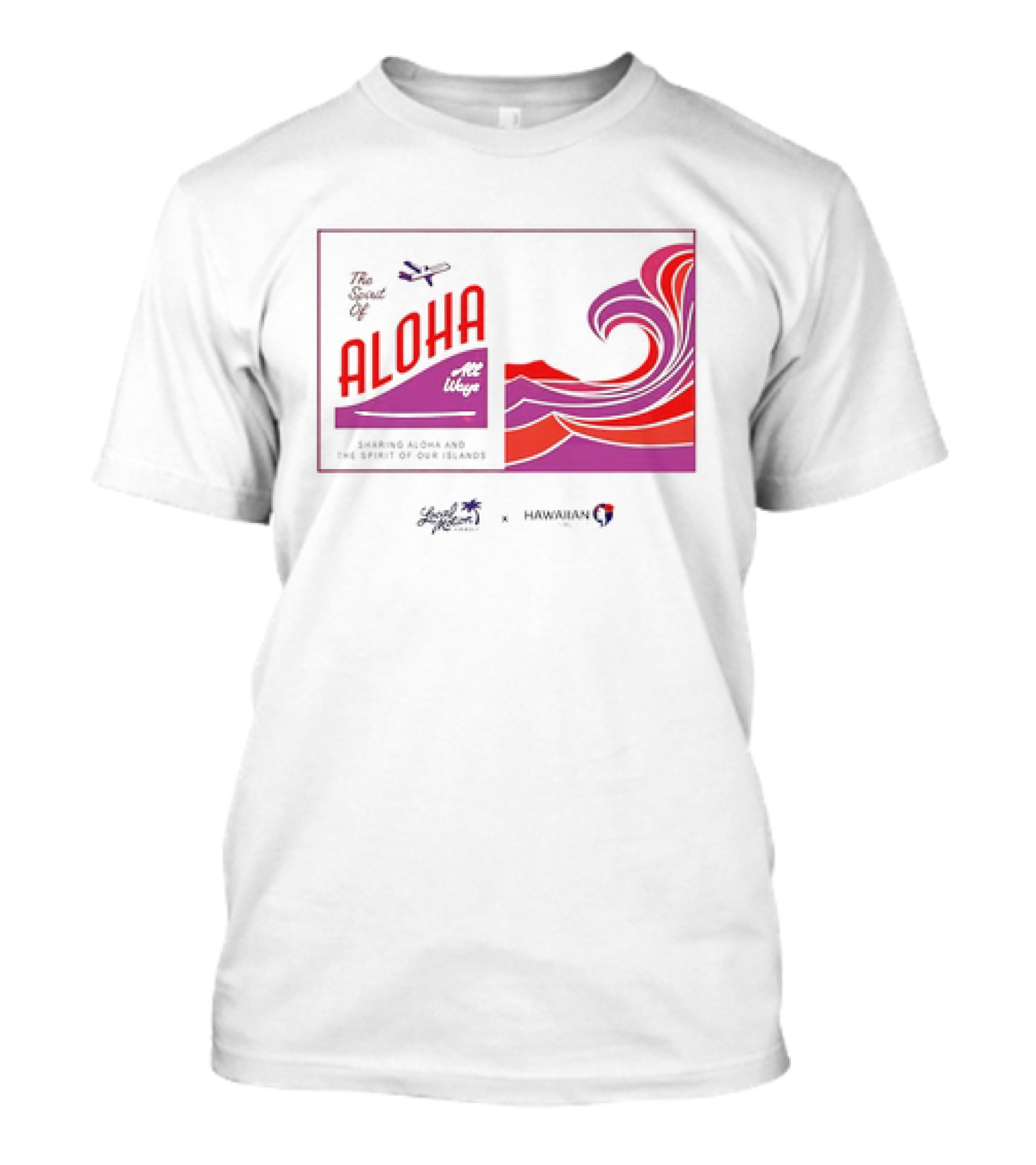 The Spirit Of Aloha Hawaiian Airlines Local Motion Sharing Aloha Waves T-Shirt
