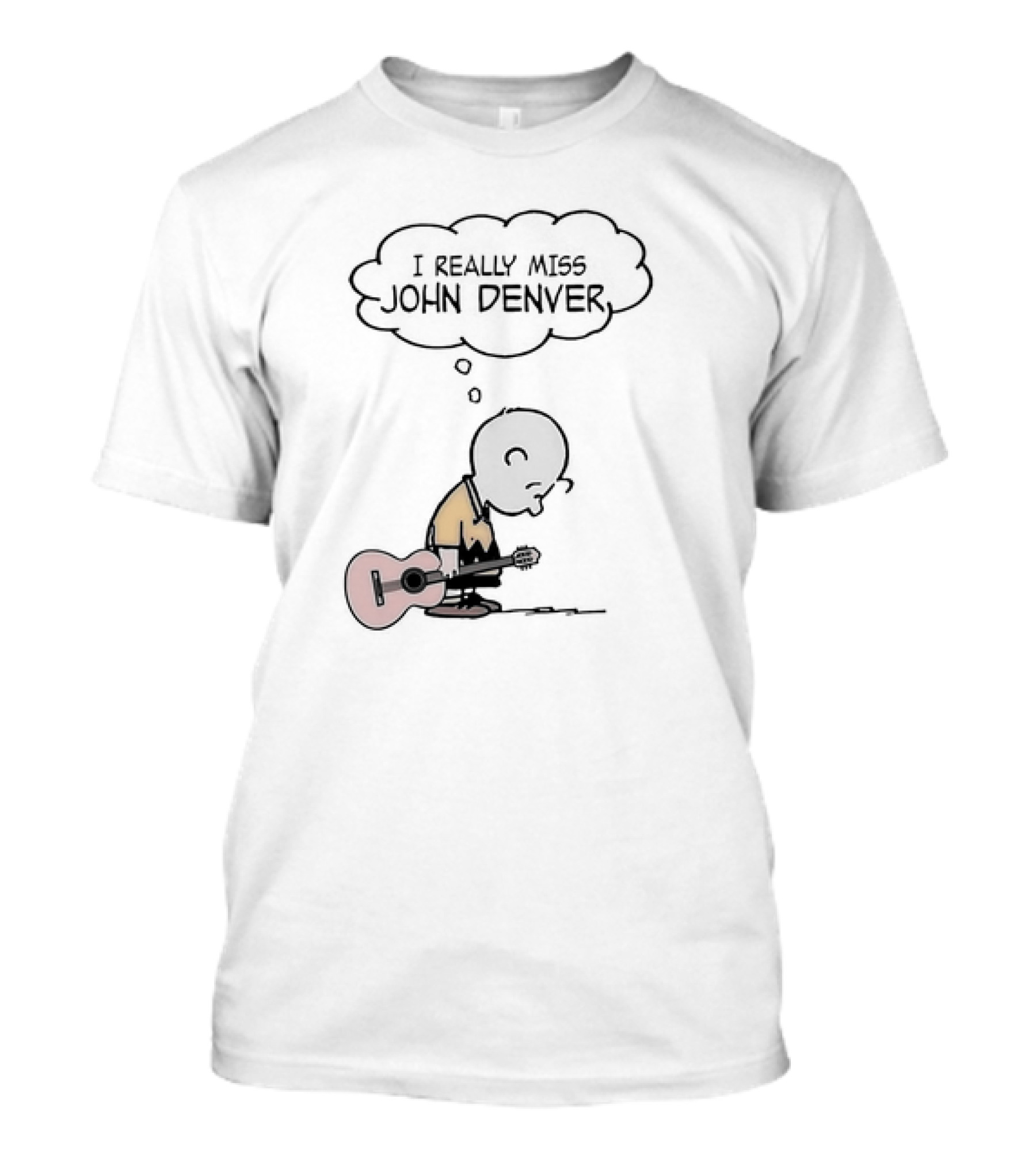 Charlie Brown I Really Miss John Denver Peanuts Comic T-Shirt