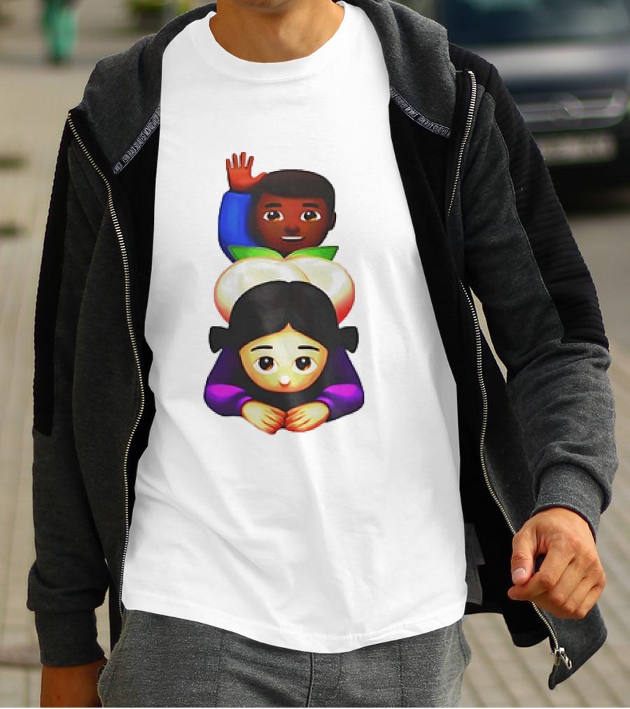 Doggystyle Emoji Meme Peach Behind Scene T-Shirt