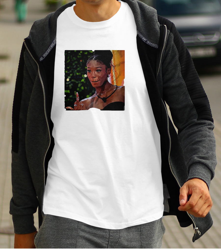 Love Island USA Serena Gesture Middle Finger T-Shirt