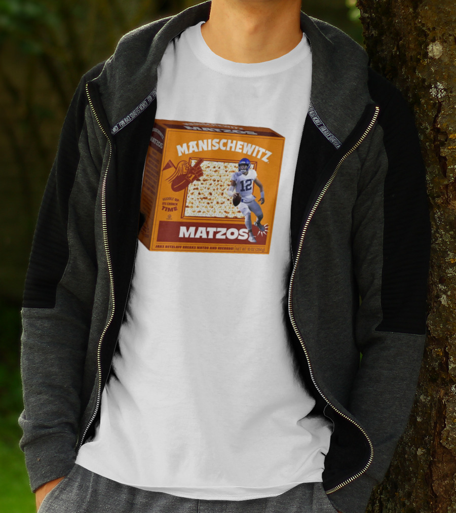 Manischewitz Matzos Jake Retzlaff Breaks Matzo And Records BYU Cougars Matzo Crunch Football T-Shirt