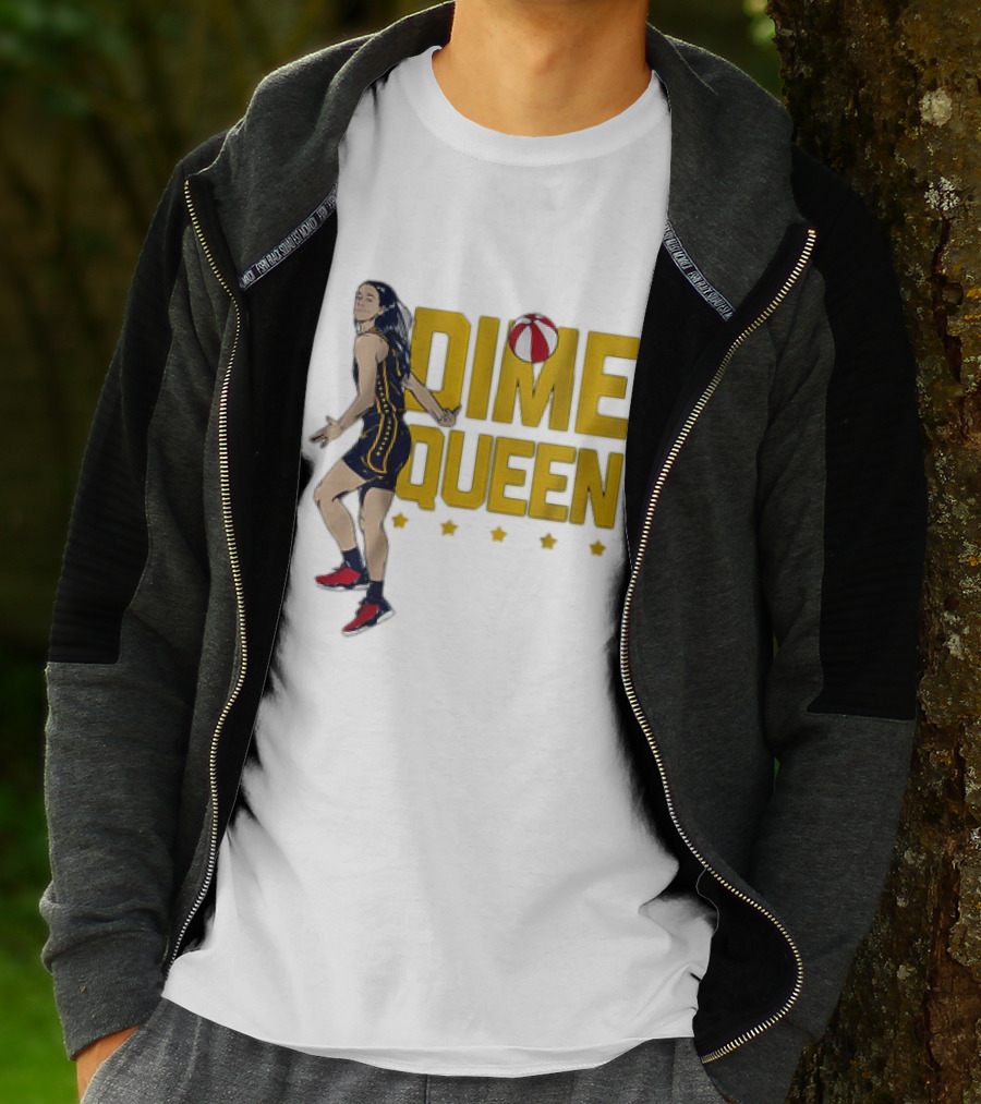 Caitlin Clark Dime Queen Indiana Fever Basketball T-Shirt