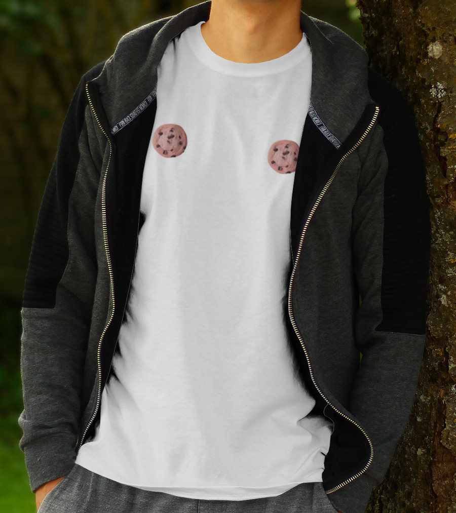 Chocolate Chip Cookie Design Nip T-Shirt