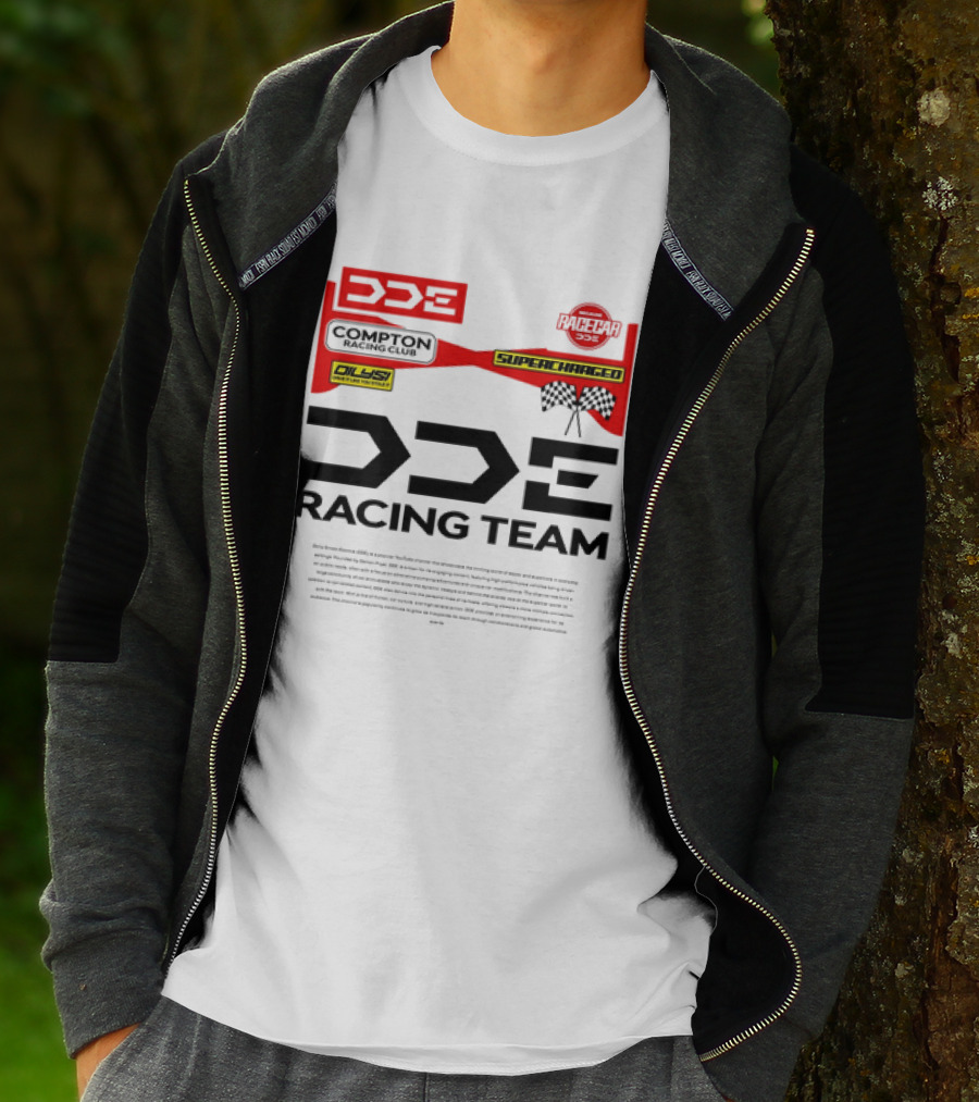 DDE Racing Team Compton Racing Club Supercharged Racecar 333 Carbon T-Shirt
