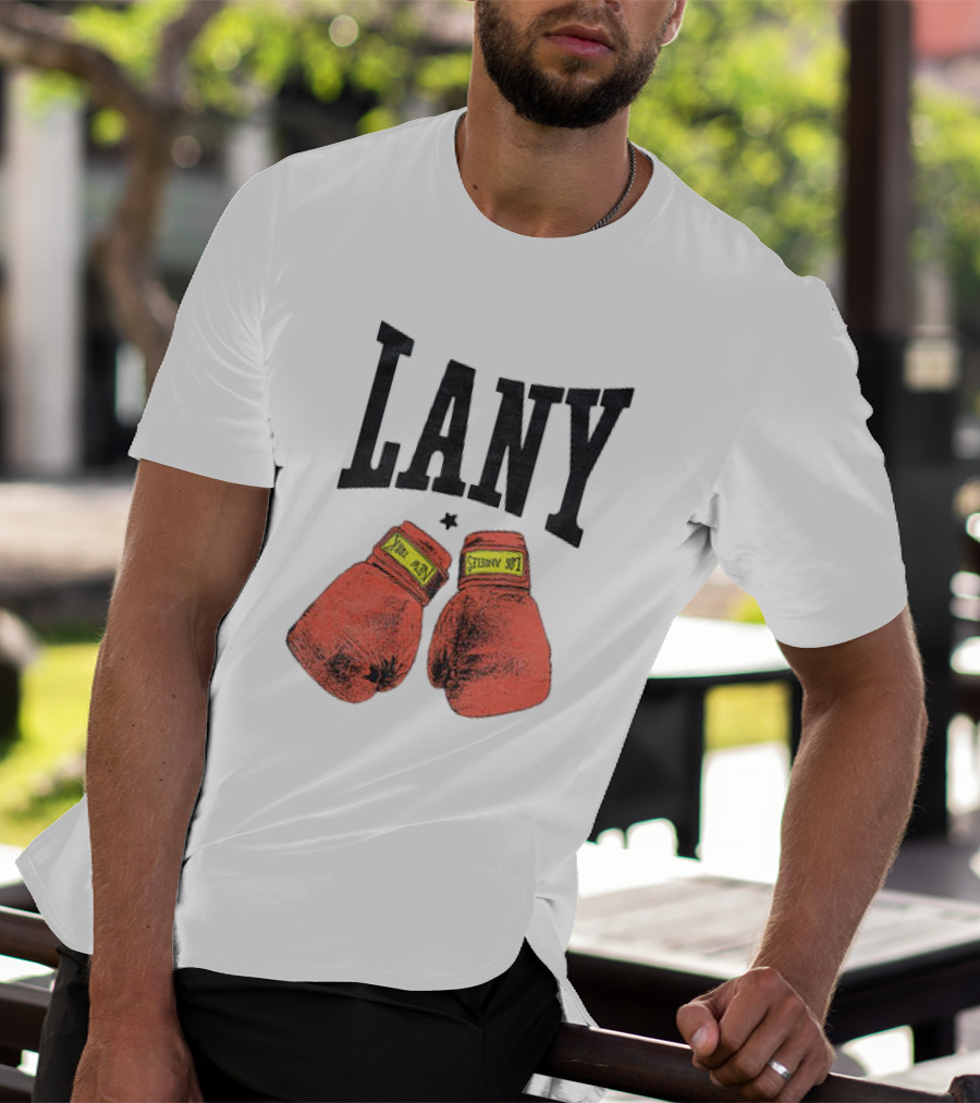 Lany Boxing Gloves Love At First Fight T-Shirt