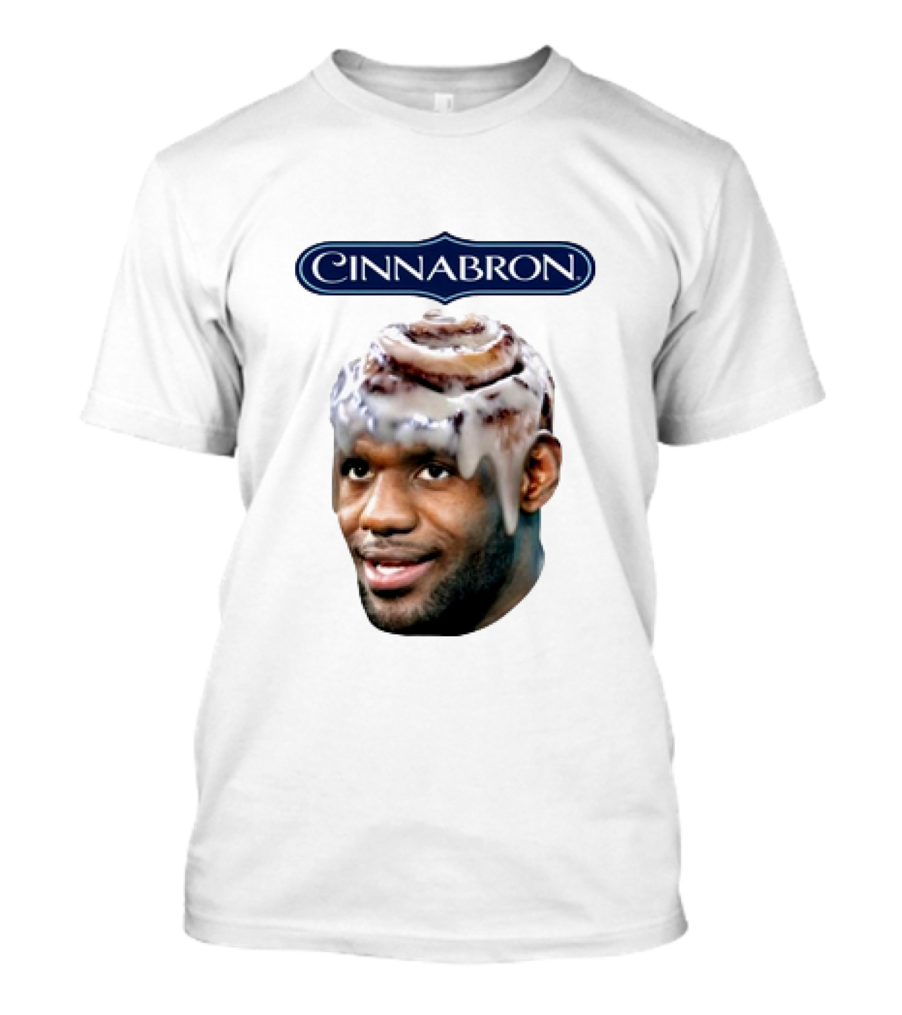 Lebron James Cinnabron Cinnamon Roll Head T-Shirt