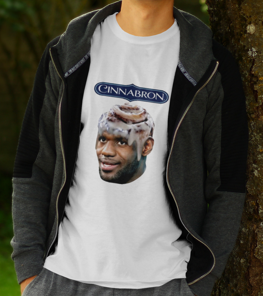 Lebron James Cinnabron Cinnamon Roll Head T-Shirt