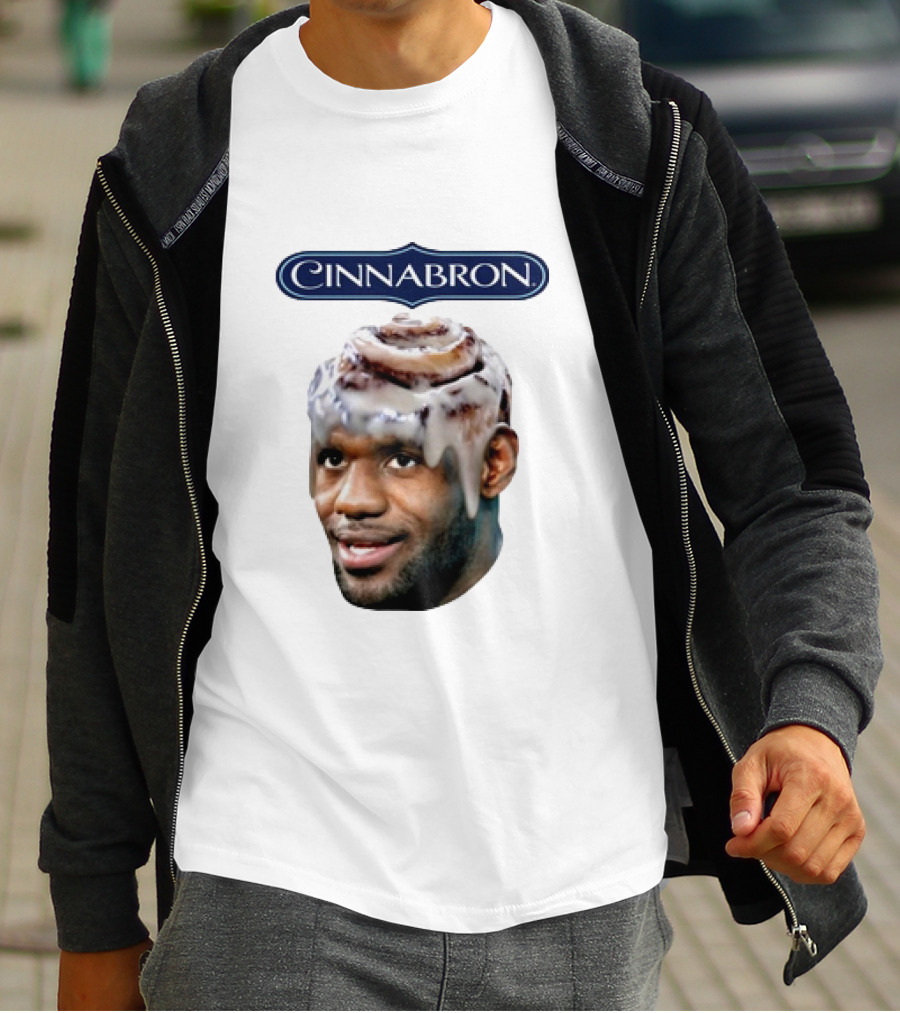 Lebron James Cinnabron Cinnamon Roll Head T-Shirt