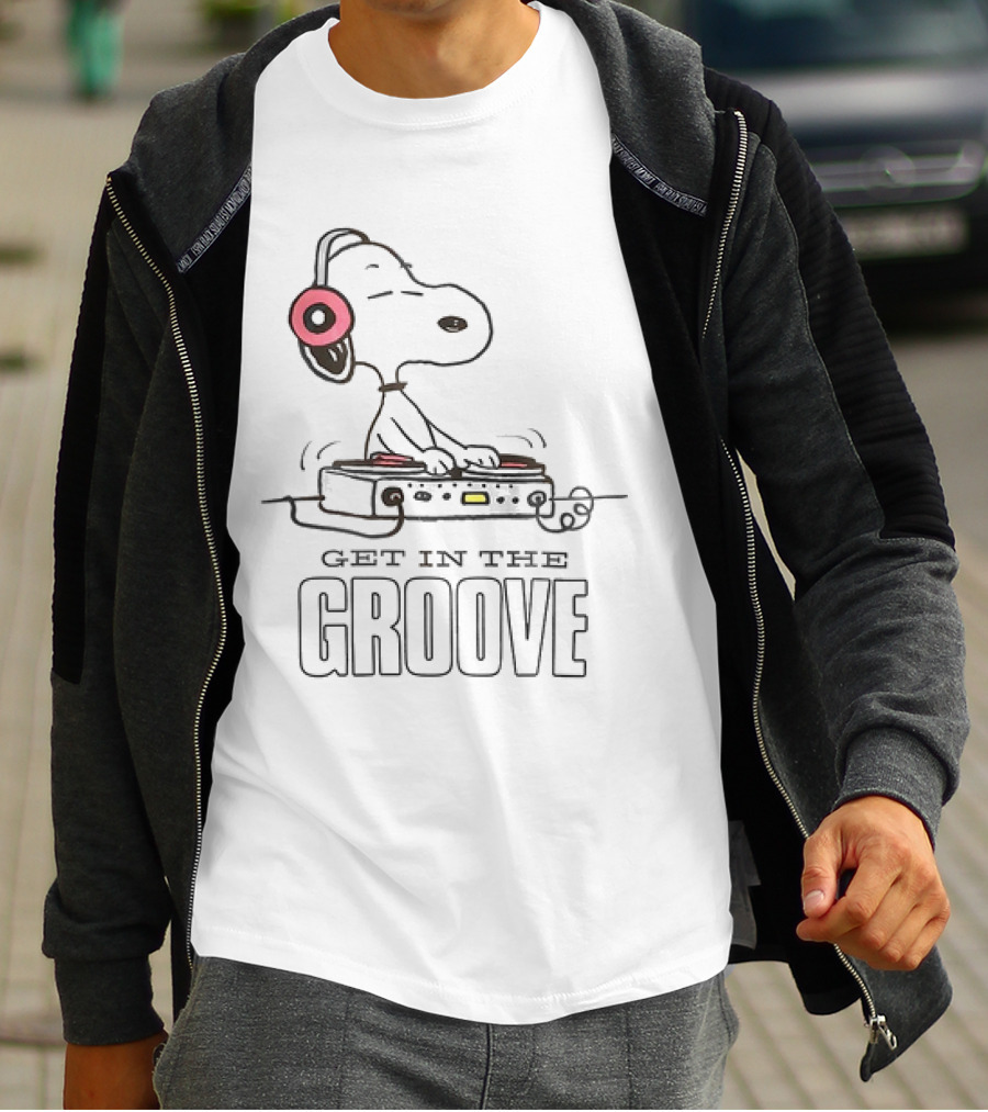 Snoopy DJ Get In The Groove T-Shirt