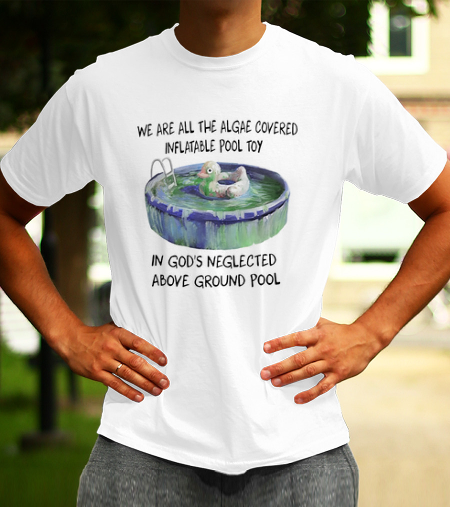 We Are All The Algae Covered Inflatable Pool Toy In God's Neglected Above Ground Pool T-Shirt