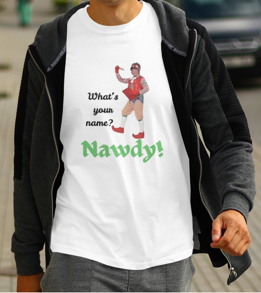 What's Your Name Nawdy Vintage Clown Costume T-Shirt