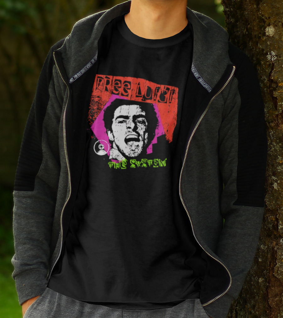 Free Luigi The System Portrait Bold Expression T-Shirt