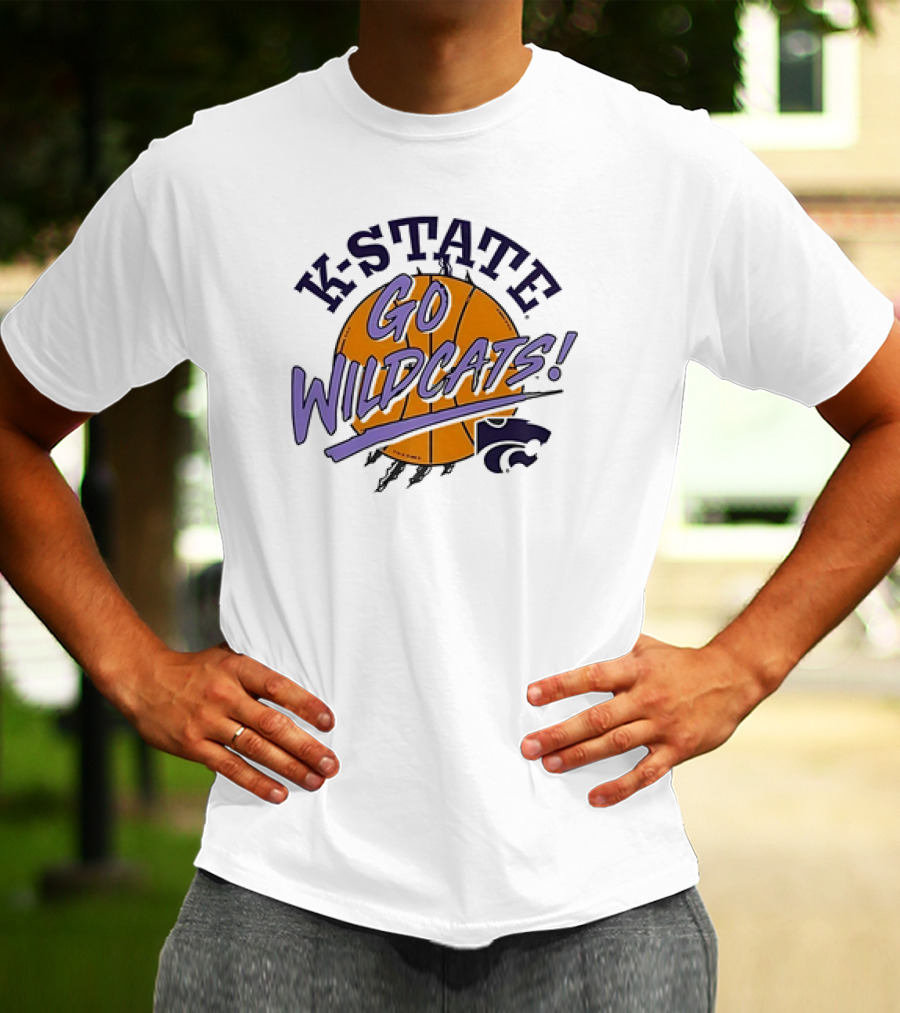 K-State Go Wildcats Basketball T-Shirt