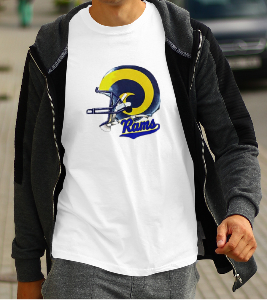 Los Angeles Rams Helmet Rams Football T-Shirt
