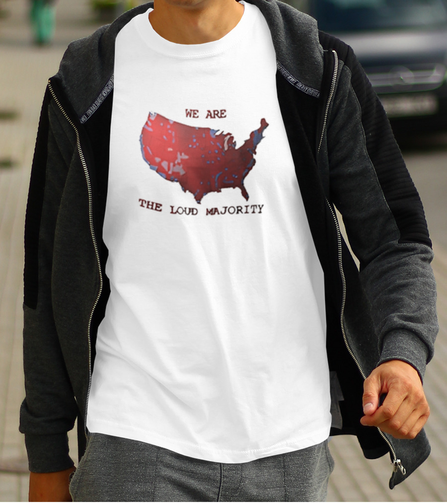 We Are The Loud Majority United States Map T-Shirt