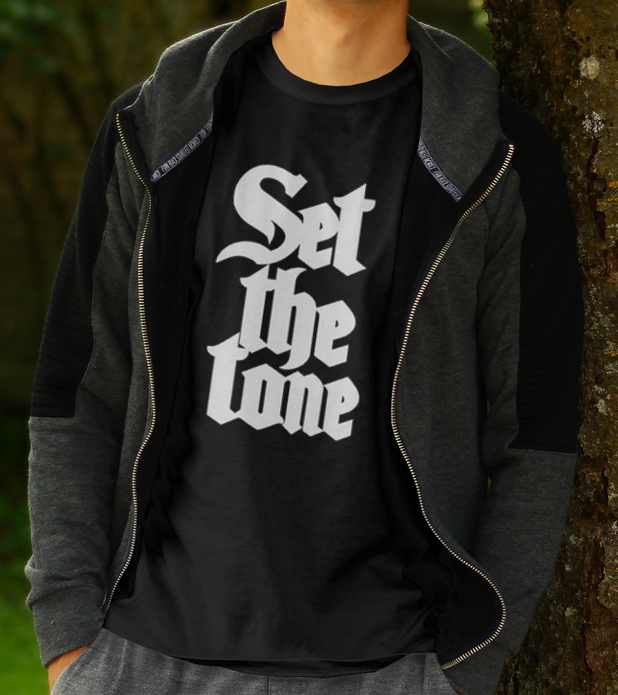 Set The Tone Gothic Font T-Shirt