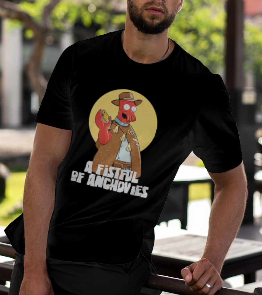 A Fistful Of Anchovies Zoidberg Futurama Cowboy T-Shirt