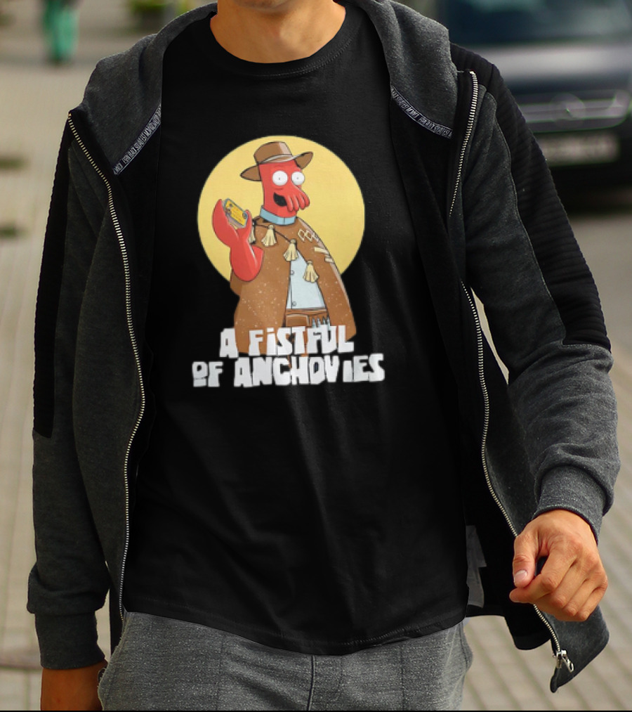 A Fistful Of Anchovies Zoidberg Futurama Cowboy T-Shirt