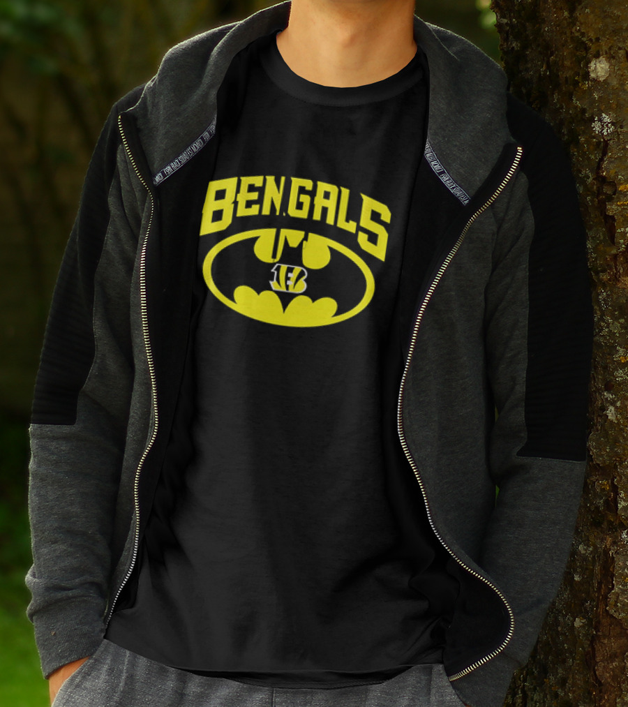 Bengals Batman Logo Cincinnati Bengals NFL Team T-Shirt