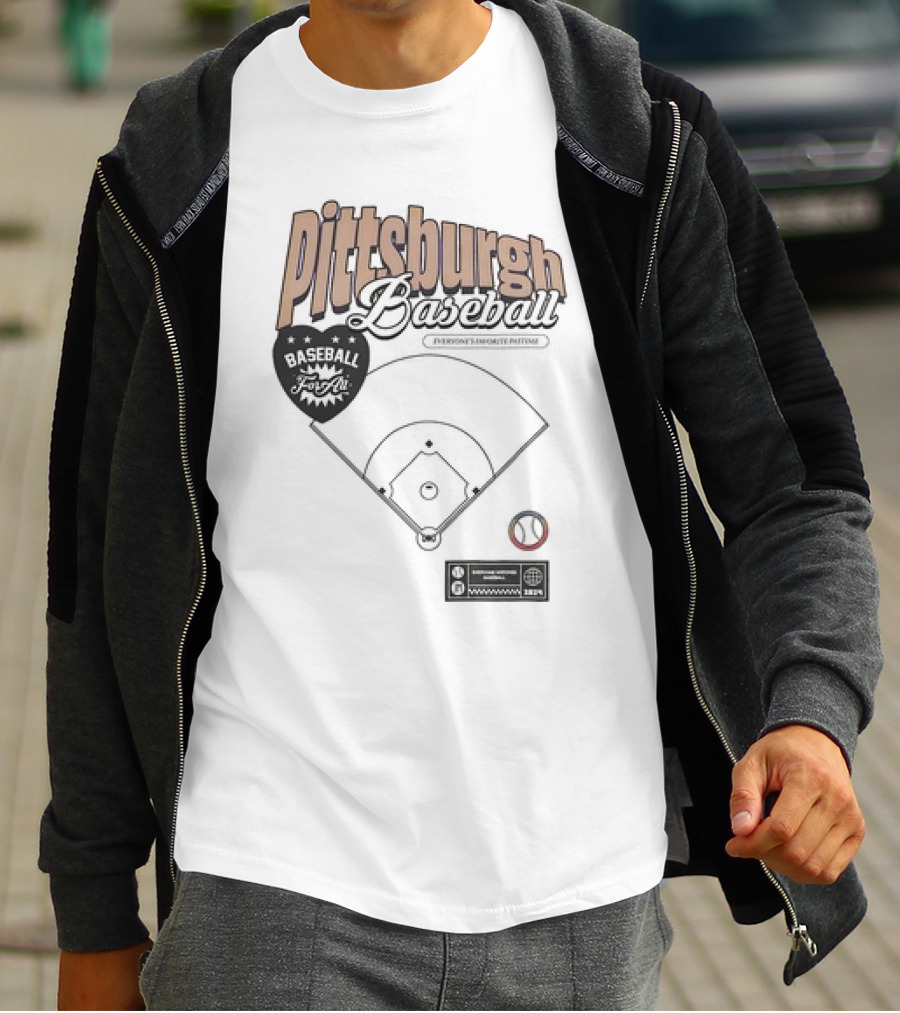 Pittsburgh Baseball Everyone’s Favorite Pastime Field T-Shirt