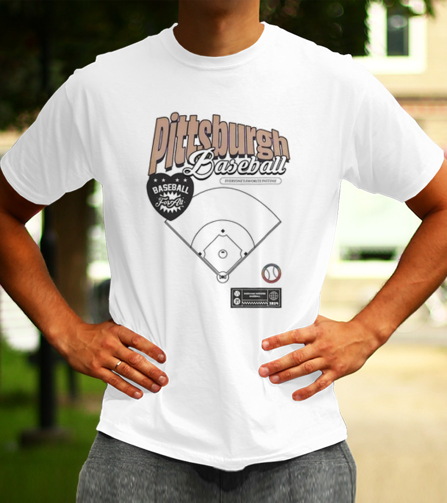 Pittsburgh Baseball Everyone’s Favorite Pastime Field T-Shirt