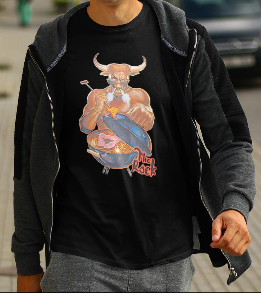 The Rock Do You Smell What The Bull Is Grilling Vintage T-Shirt