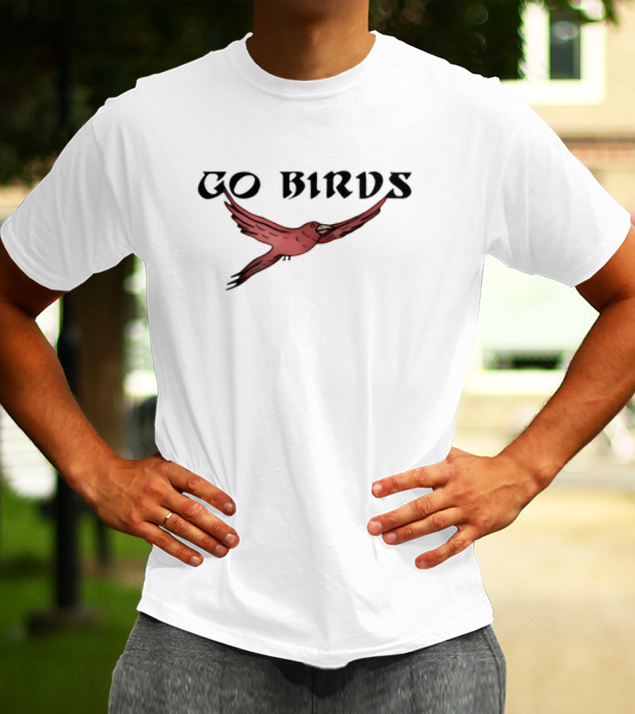 Go Birds Eagles Flying Bird T-Shirt