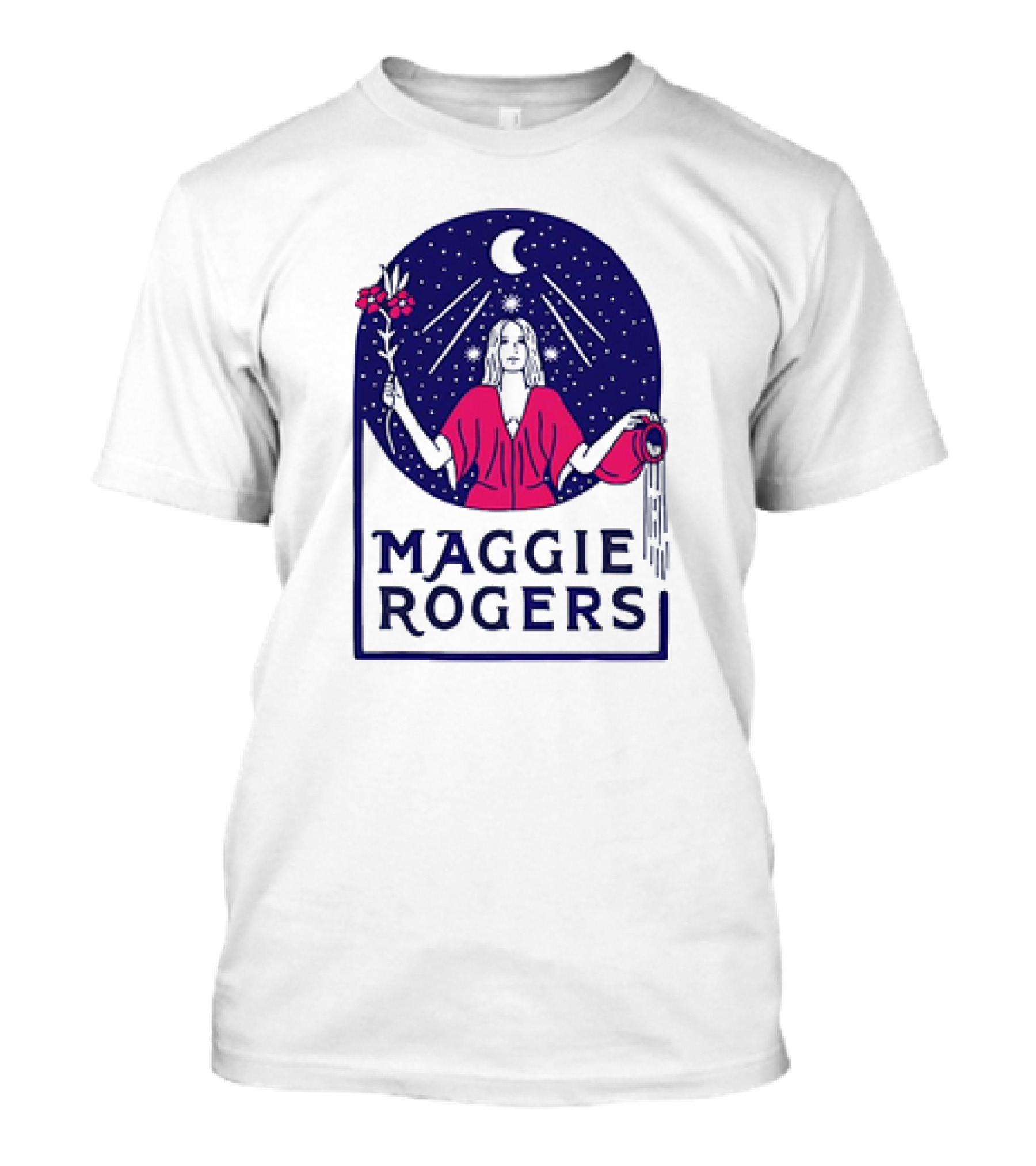 Maggie Rogers The Magi Celestial Moon Starry Night Water Bearer T-Shirt