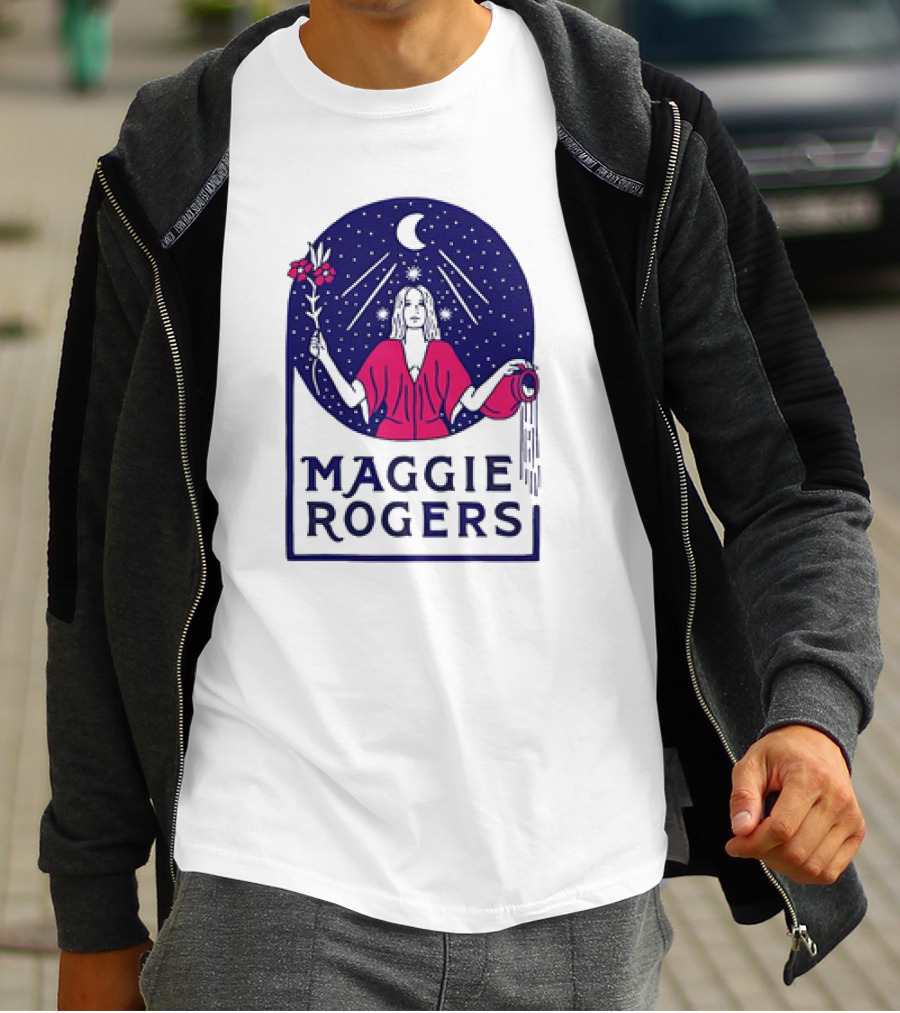 Maggie Rogers The Magi Celestial Moon Starry Night Water Bearer T-Shirt