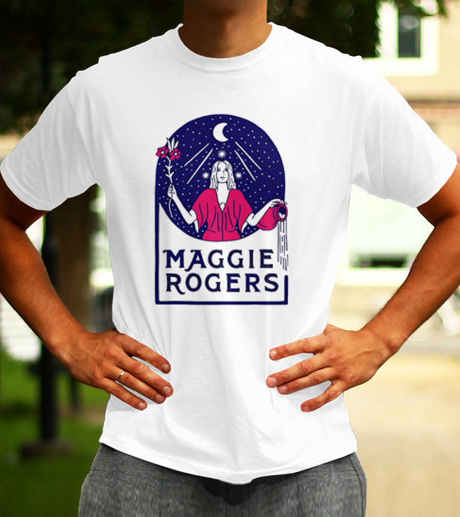 Maggie Rogers The Magi Celestial Moon Starry Night Water Bearer T-Shirt